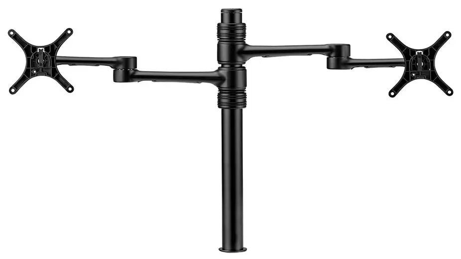ATDEC AFS Black Dual Monitor Stand, 525mm Post, Side-by-Side or Back-to-Back Configs, 8kg Per Display, Quick Release Display, 10 Yr Warranty ATDEC