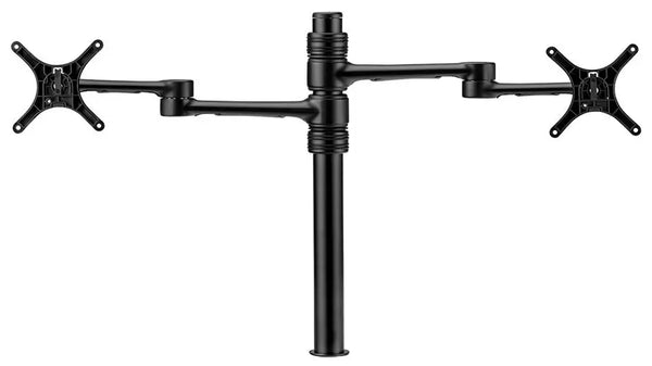 ATDEC AFS Black Dual Monitor Stand, 525mm Post, Side-by-Side or Back-to-Back Configs, 8kg Per Display, Quick Release Display, 10 Yr Warranty ATDEC