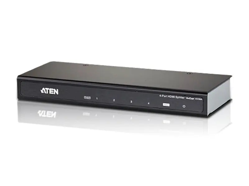 ATEN Video Splitter 4 Port HDMI 4K Splitter, HDCP 1.4. Up to 4096 x 2160 / 3840 x 2160 @ 60Hz (4:4:4) ATEN