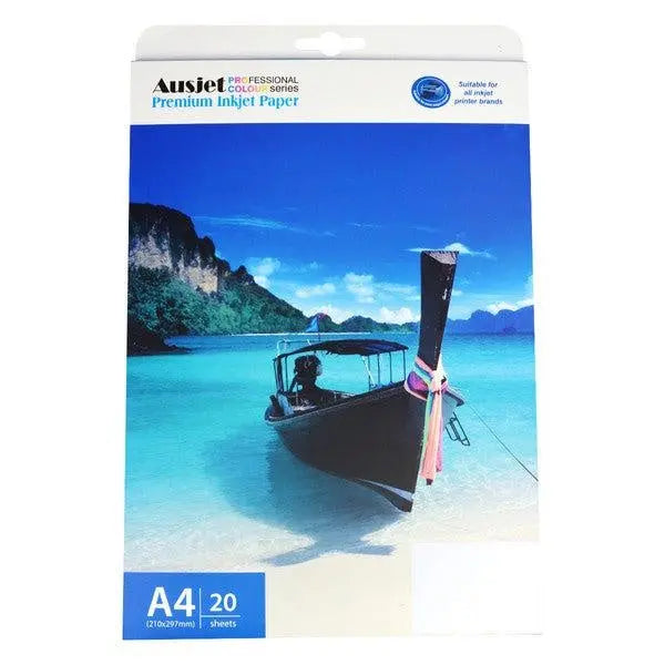 AUSJET 180gsm A4 T-Shirt Transfer - Light (20 Sheets) AUSJET