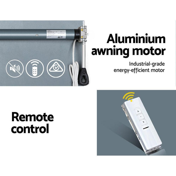 Instahut Replacement Motor w/ remote for Retractable Folding Arm Awning Marquee Deals499