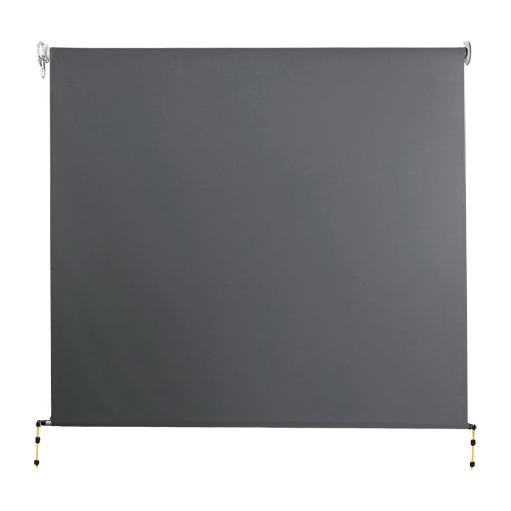 Set of 2 Instahut Outdoor Blinds Roll Down Awning Straight Drop Patio 2.4X2.5M Deals499