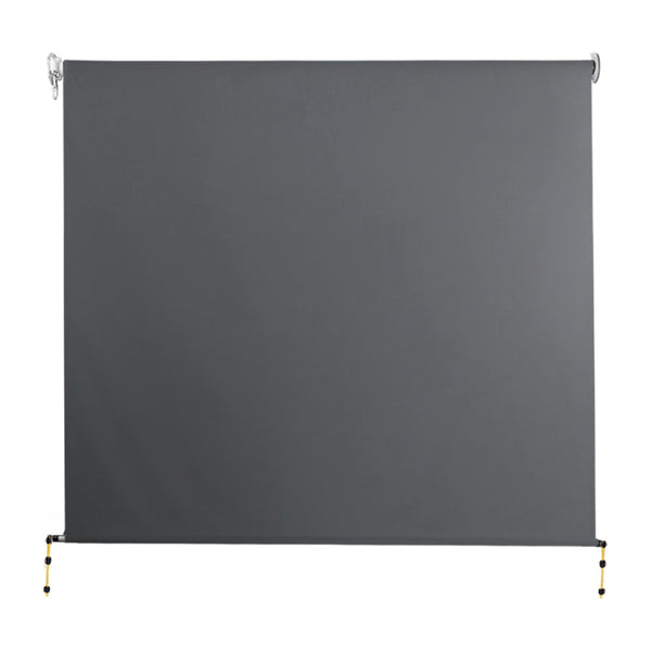 Set of 2 Instahut Outdoor Blinds Roll Down Awning Straight Drop Patio 2.4X2.5M Deals499
