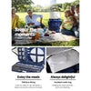 Alfresco 6 Person Picnic Basket Set Picnic Bag Cooler Wheels Insulated Bag Deals499