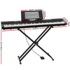 Alpha 88 Keys Electronic Piano Keyboard Electric Holder Music Stand Touch Sensitive with Sustain pedal Deals499