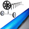 Aquabuddy 6.5x3m Pool Cover Rolloer Swimming Solar Blanket Covers Bubble Heater Deals499