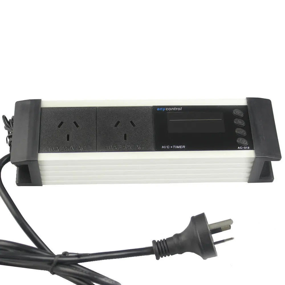Aquarium Temp Controller Reptile Thermostat Controller Timer LCD Digital Deals499