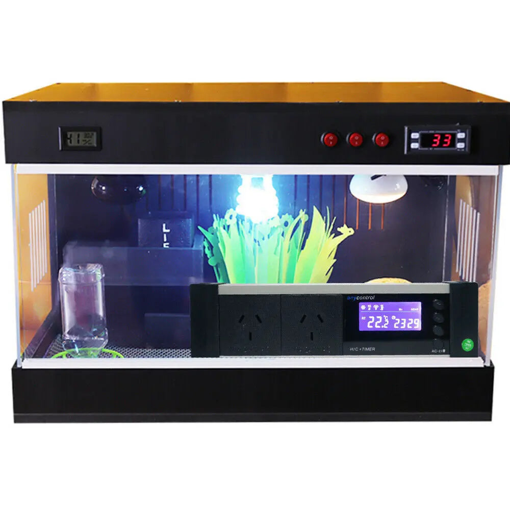 Aquarium Temp Controller Reptile Thermostat Controller Timer LCD Digital Deals499
