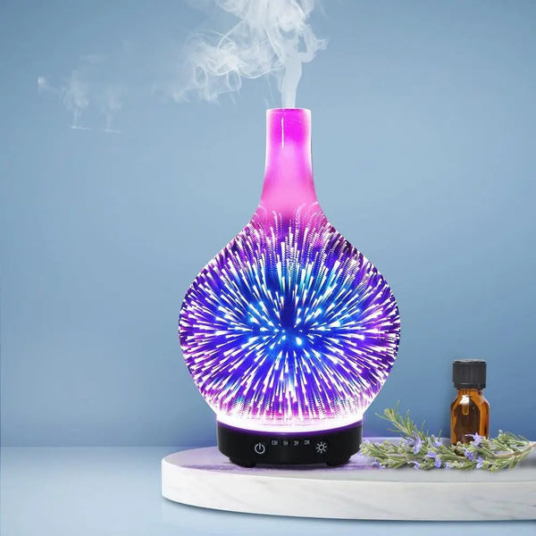 Aroma Diffuser 3D LED Light Oil Firework Air Humidifier 100ml Deals499