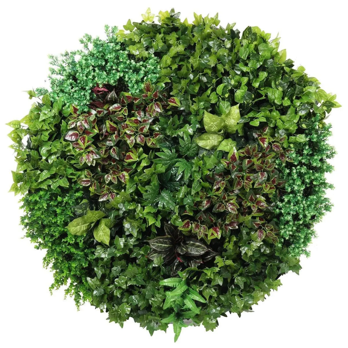 Artificial Green Wall Disc Art 150cm Dense Green Sensation (Fresh White) Deals499