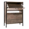 Artiss 12 Pair Wooden Vintage Shoe Rack Storage Cabinet - Wood Deals499