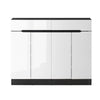 Artiss 120cm Shoe Cabinet Shoes Storage Rack High Gloss Cupboard Shelf Drawers Deals499