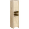 Artiss 185cm Bathroom Cabinet Tallboy Furniture Toilet Storage Laundry Cupboard Oak Deals499