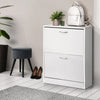 Artiss 2 Door Shoe Cabinet - White Deals499