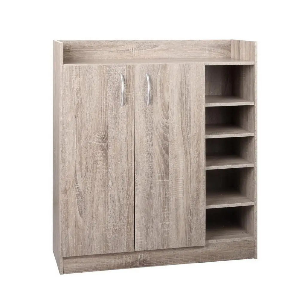 Artiss 2 Doors Shoe Cabinet Storage Cupboard - Wood Deals499