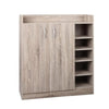 Artiss 2 Doors Shoe Cabinet Storage Cupboard - Wood Deals499