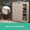 Artiss 2 Doors Shoe Cabinet Storage Cupboard - Wood Deals499