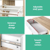 Artiss 2 Tier Shoe Cabinet - Wood Deals499
