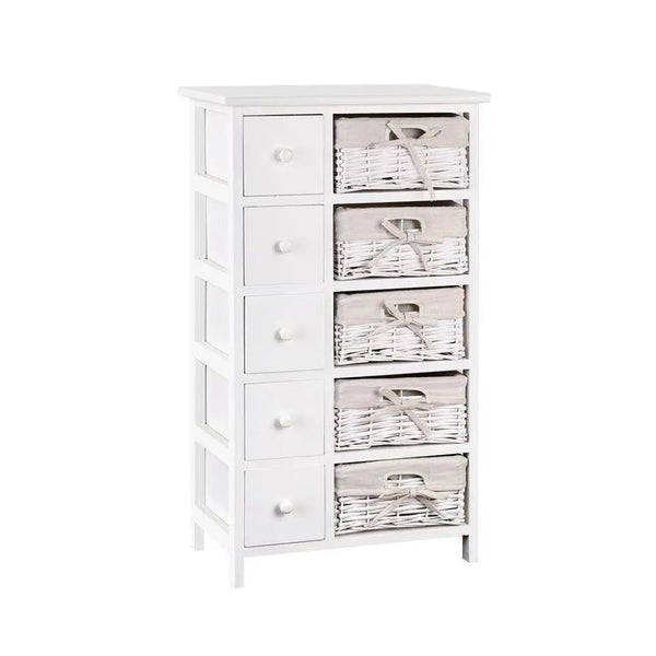 Artiss 5 Basket Storage Drawers - White Deals499