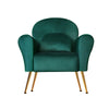 Artiss Armchair Lounge Chair Accent Armchairs Chairs Sofa Green Cushion Velvet Deals499
