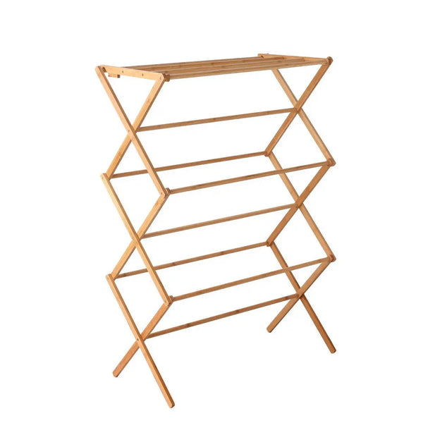 Artiss Bamboo Clothes Dry Rack Folable Towel Hanger Laundry Drying Deals499