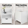 Artiss Bedside Table Drawer - White Deals499