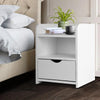 Artiss Bedside Table Drawer - White Deals499
