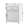 Artiss Bedside Tables Big Storage Drawers Cabinet Nightstand Lamp Chest White Deals499