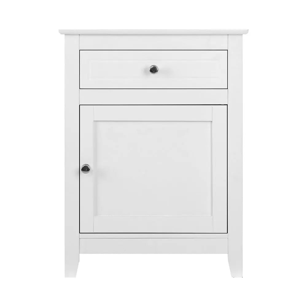 Artiss Bedside Tables Big Storage Drawers Cabinet Nightstand Lamp Chest White Deals499