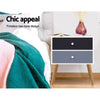 Artiss Bedside Tables Drawers Side Table Nightstand Lamp Side Storage Cabinet Deals499