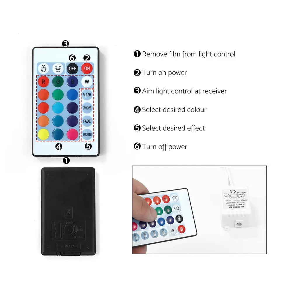 Artiss Bedside Tables Side Table Drawers RGB LED High Gloss Nightstand Black Deals499