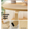 Artiss Coffee Table Round Side End Tables Bedside Furniture Wooden 90CM Deals499