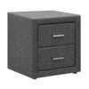 Artiss Fabric Bedside Table - Grey Deals499