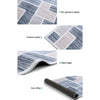 Artiss Floor Rugs 120x170 Short Pile Area Rug Large Modern Carpet Soft Grey Deals499