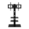 Artiss Floor TV Stand Bracket Mount Swivel Height Adjustable 32 to 70 Inch Black Deals499