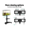 Artiss Floor TV Stand Brakcket Mount Swivel Height Adjustable 32 to 70 Inch Black Deals499