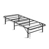 Artiss Folding Bed Frame Single Metal Bed Base Portable Black Deals499