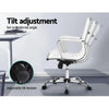 Artiss Gaming Office Chair Computer Desk Chairs Home Work Study White Mid Back Deals499