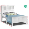 Artiss King Single Wooden Timber Bed Frame Deals499