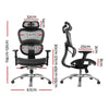 Artiss Mesh Office Chair High Back Executive Computer Chairs Black Deals499