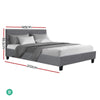 Artiss Neo Bed Frame Fabric - Grey Double Deals499