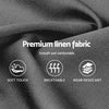 Artiss Neo Bed Frame Fabric - Grey King Single Deals499