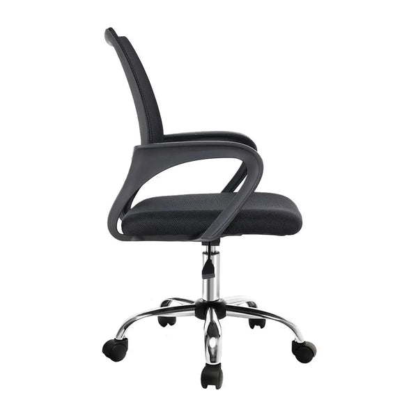 Artiss Office Chair Gaming Chair Computer Mesh Chairs Executive Mid Back Black Deals499