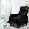Artiss PU Leather Reclining Armchair - Black Deals499