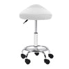 Artiss PU Leather Swivel Saddle Salon Chair - White Deals499