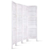 Artiss Room Divider Privacy Screen Foldable Partition Stand 4 Panel White Deals499