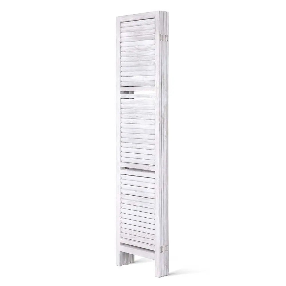 Artiss Room Divider Privacy Screen Foldable Partition Stand 4 Panel White Deals499