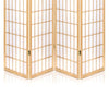 Artiss Room Divider Screen Wood Timber Dividers Fold Stand Wide Beige 4 Panel Deals499