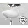 Artiss Saddle Salon Stool White PU Swivel Barber Hair Dress Chair Hydraulic Lift Deals499