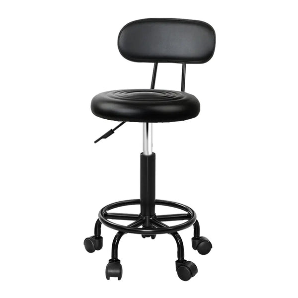 Artiss Salon Stool Swivel Chairs with Back Barber Beauty Hydralic Lift Deals499